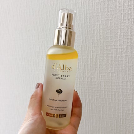 ダルバ ホワイトトリュフファーストスプレーセラム/ダルバ/ミスト状化粧水を使ったクチコミ(1枚目)