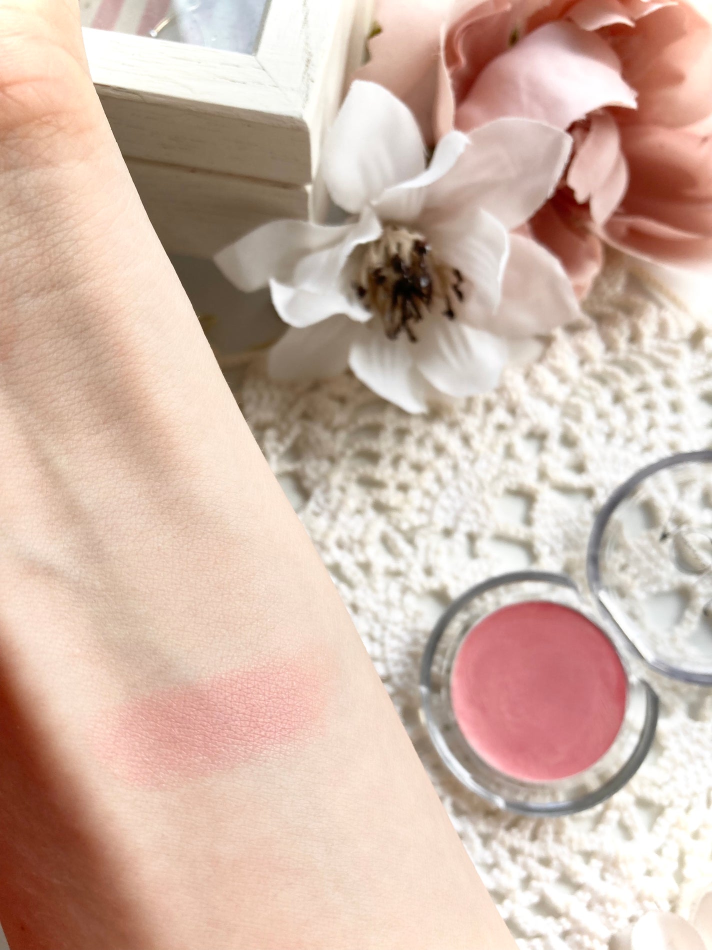 オーガニッククリームチーク/アクア・アクア/ジェル・クリームチークを使ったクチコミ(3枚目)