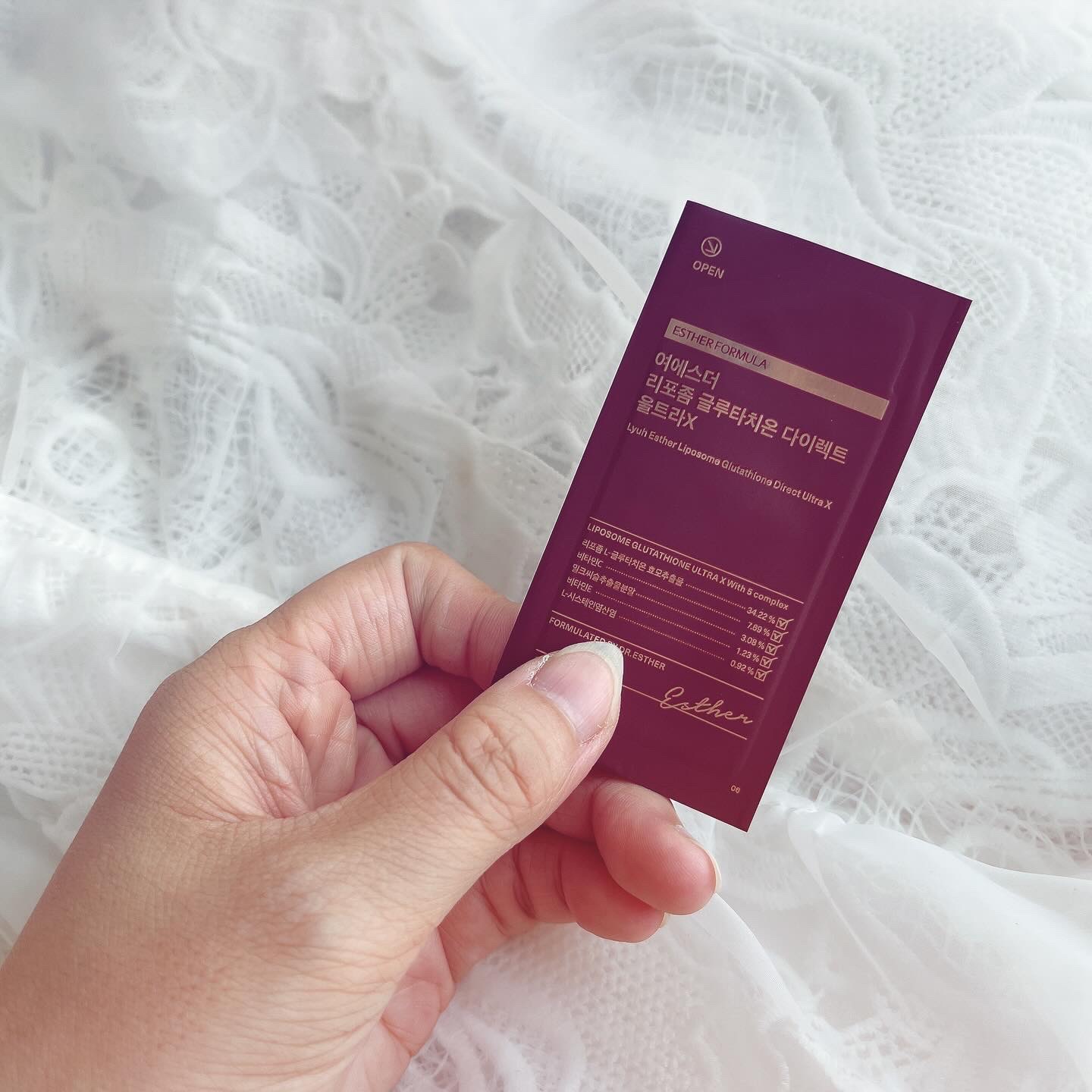 ヨエスターGLTダイレクトウルトラX/ESTHER FORMULA/美容サプリメントを使ったクチコミ（2枚目）