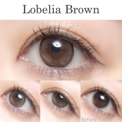 Lobelia(ロベリア)/カラコンムーン/カラーコンタクトレンズを使ったクチコミ(5枚目)