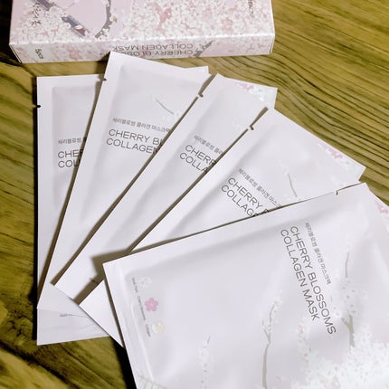 チェリーブロッサム コラーゲンマスク/REACNF/シートマスク・パックを使ったクチコミ(1枚目)