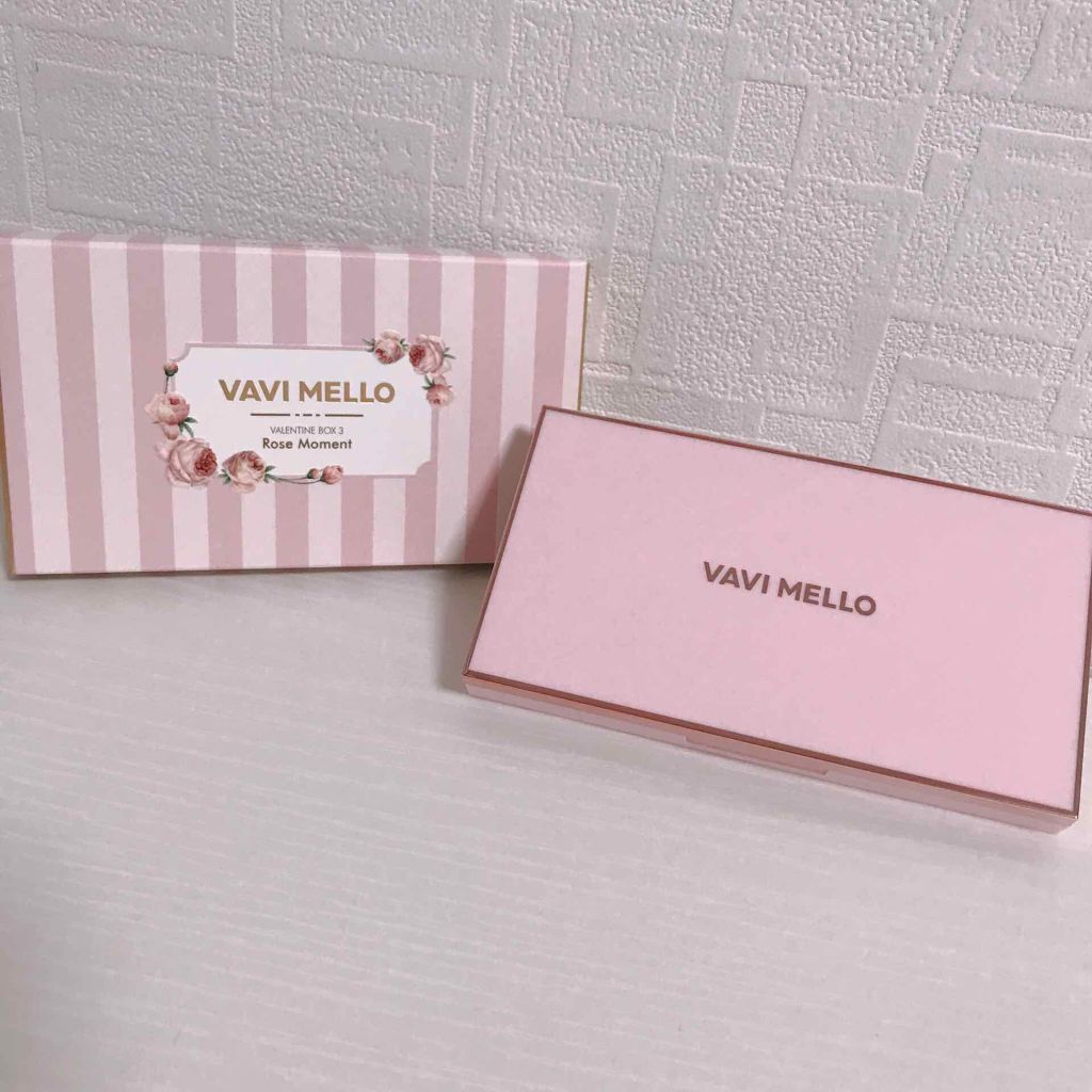 バレンタインボックス/VAVI MELLO/アイシャドウパレットを使ったクチコミ（2枚目）