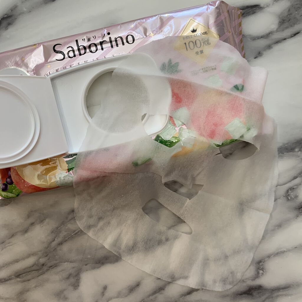 すぐに眠れマスク とろける果実のマイルドタイプ/サボリーノ/シートマスク・パックを使ったクチコミ（2枚目）