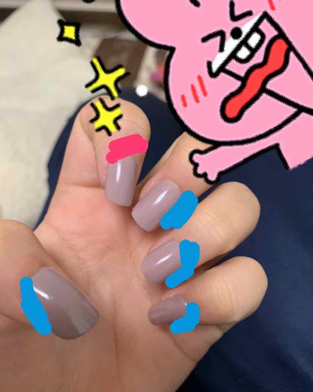 カラフルネイルズ/キャンメイク/マニキュアを使ったクチコミ（3枚目）