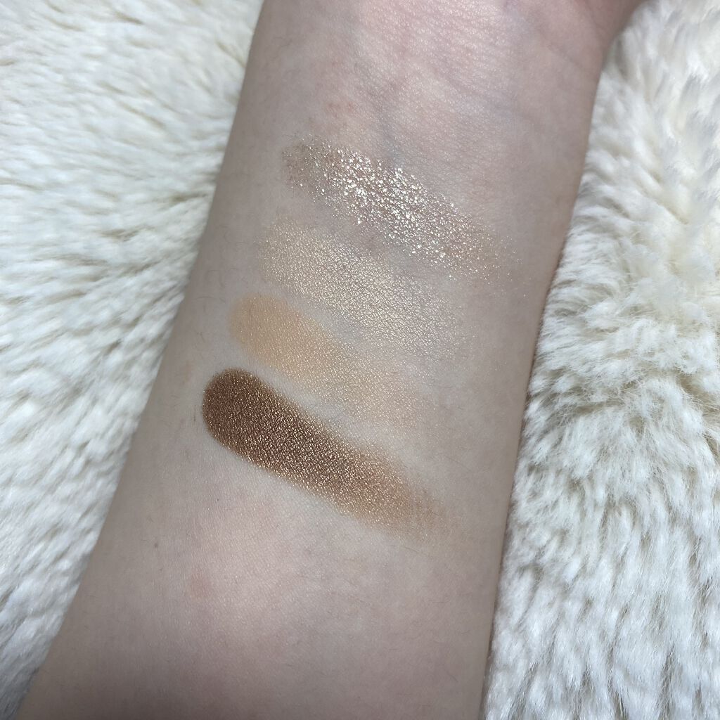 ベージュトーンアイシャドウ/CEZANNE/アイシャドウパレットを使ったクチコミ（2枚目）