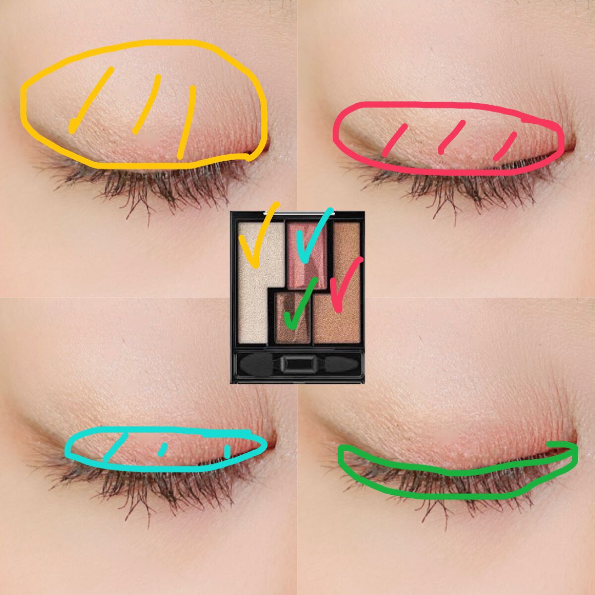 ヴィンテージモードアイズ RD-1/KATE/アイシャドウパレットを使ったクチコミ（2枚目）