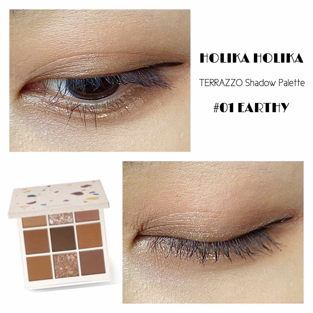 TERRAZZO Shadow palette/HOLIKA HOLIKA/アイシャドウパレットを使ったクチコミ（1枚目）