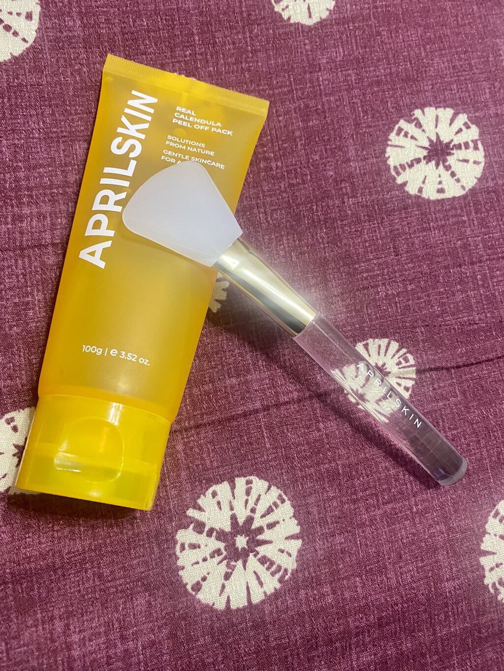 リアルカレンデュラピールオフパック/APRILSKIN/ピーリングを使ったクチコミ（3枚目）