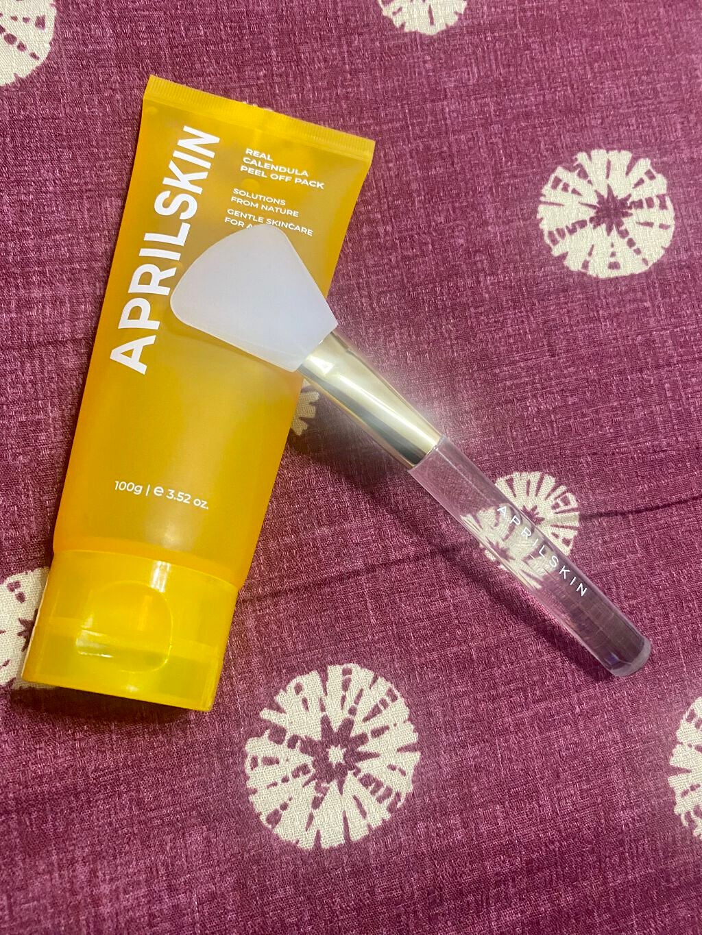 リアルカレンデュラピールオフパック/APRILSKIN/ピーリングを使ったクチコミ(3枚目)