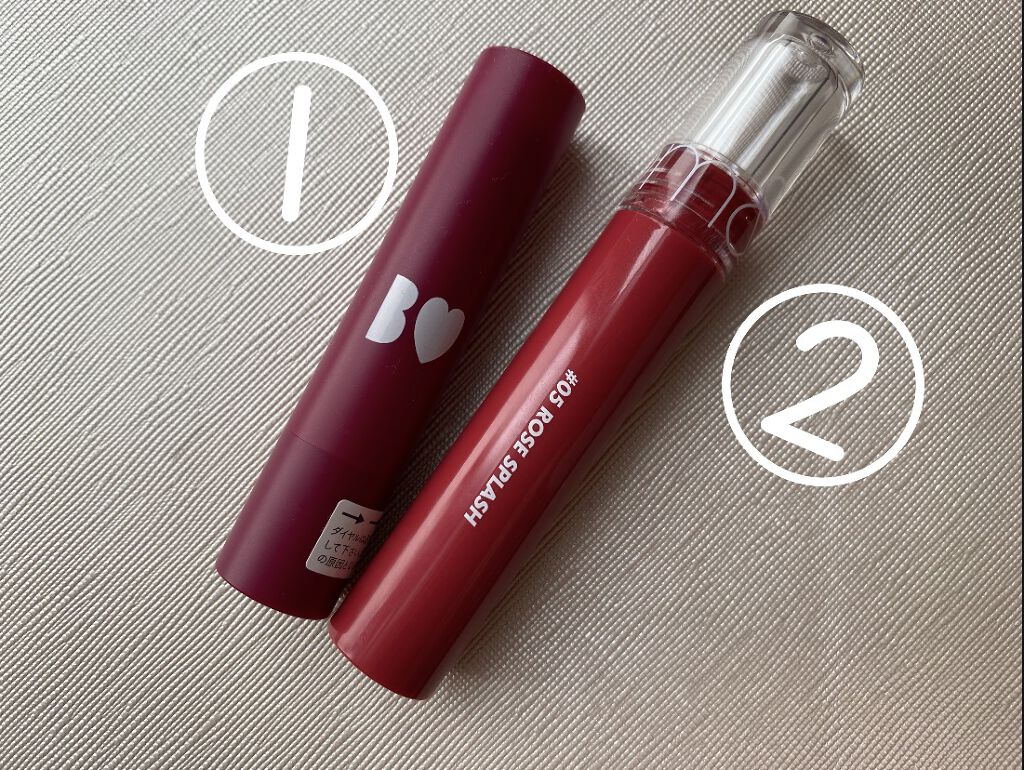 つやぷるリップR/b idol/口紅を使ったクチコミ（2枚目）