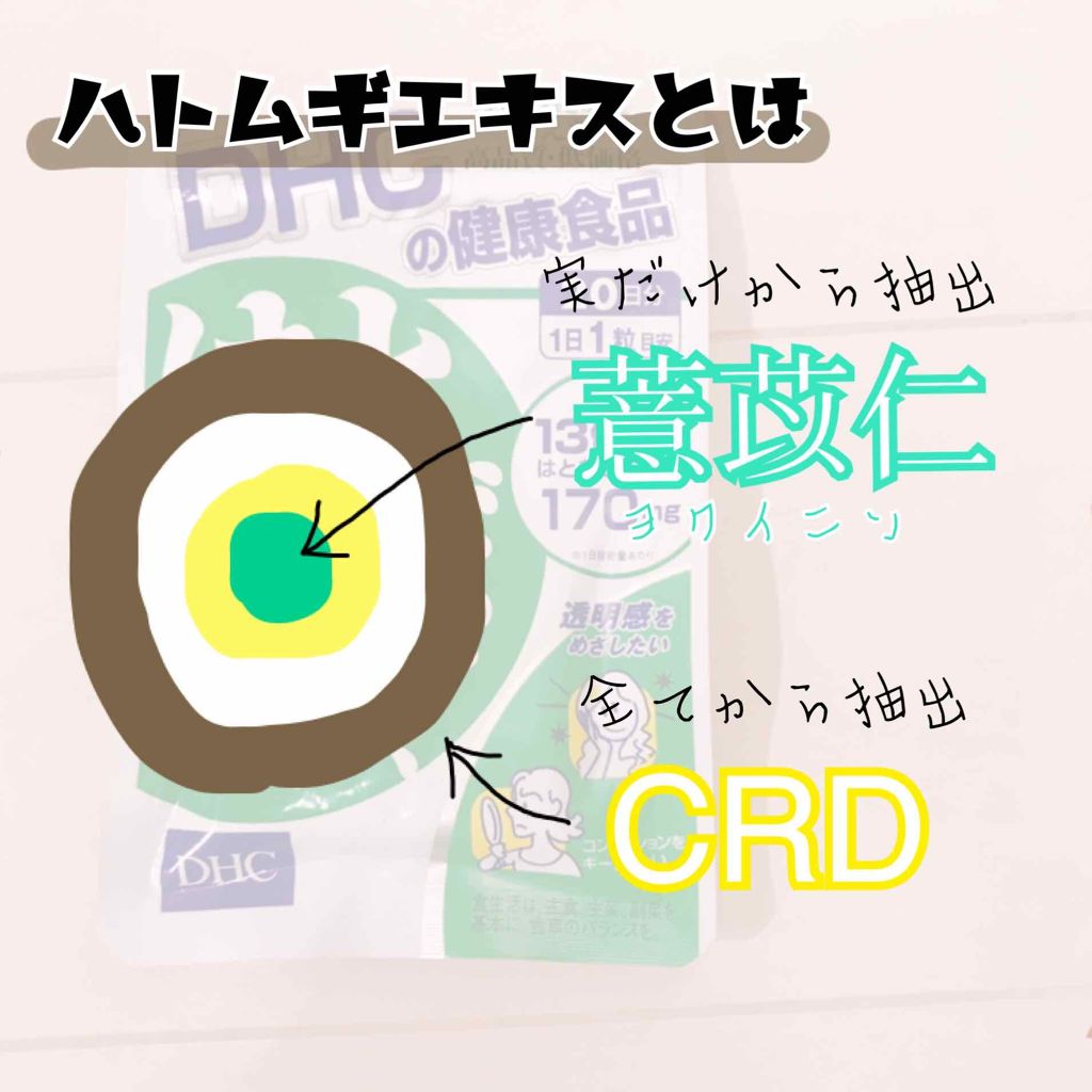 DHC はとむぎエキス/DHC/健康サプリメントを使ったクチコミ（2枚目）