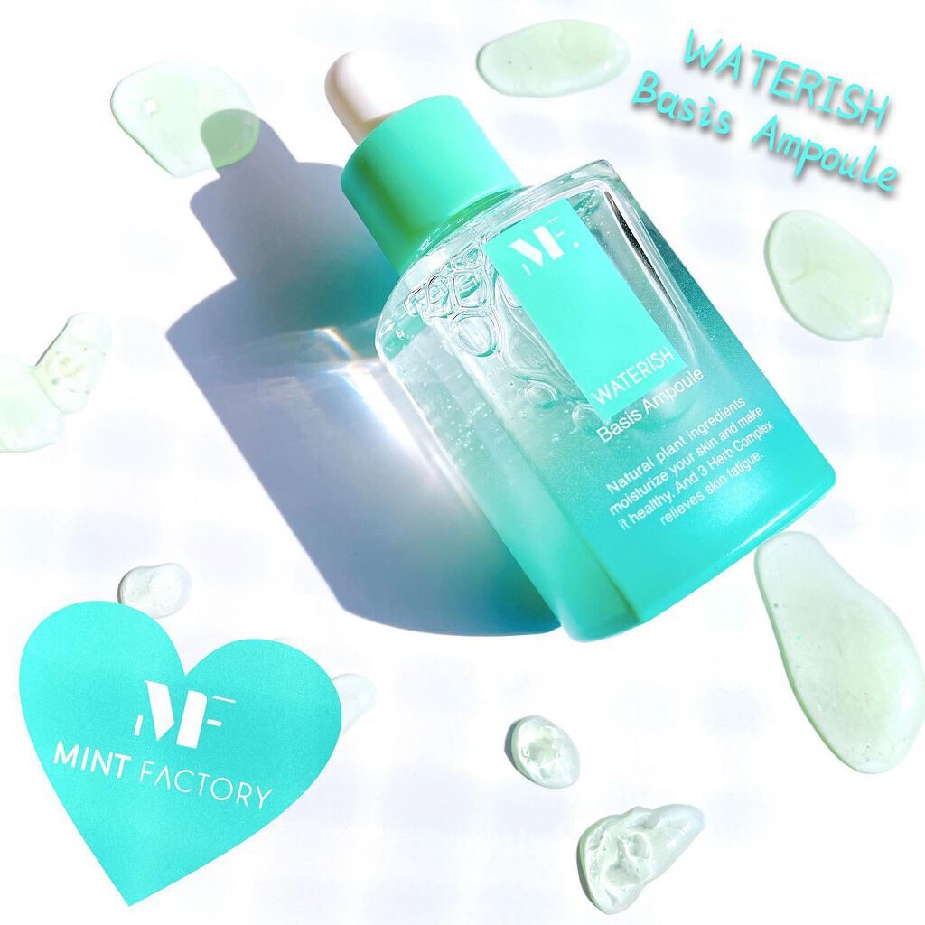 ウォータリッシュベーシスアンプル/MINT FACTORY/美容液を使ったクチコミ（1枚目）