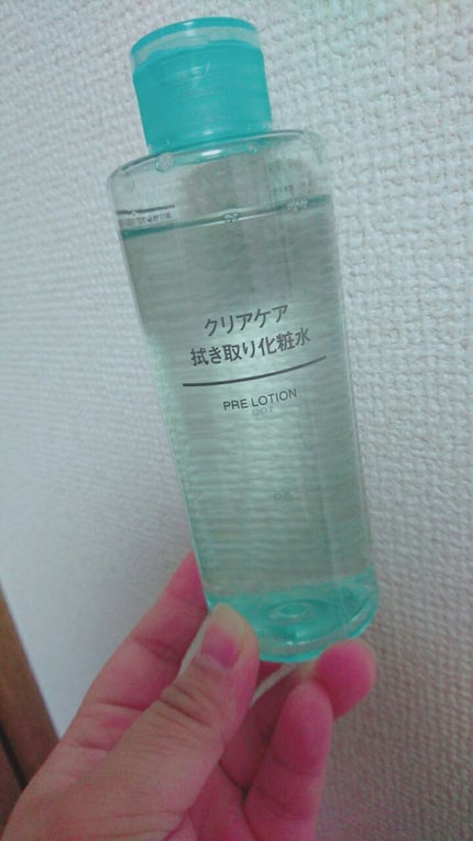 クリアケア拭き取り化粧水/無印良品/拭き取り化粧水を使ったクチコミ(1枚目)