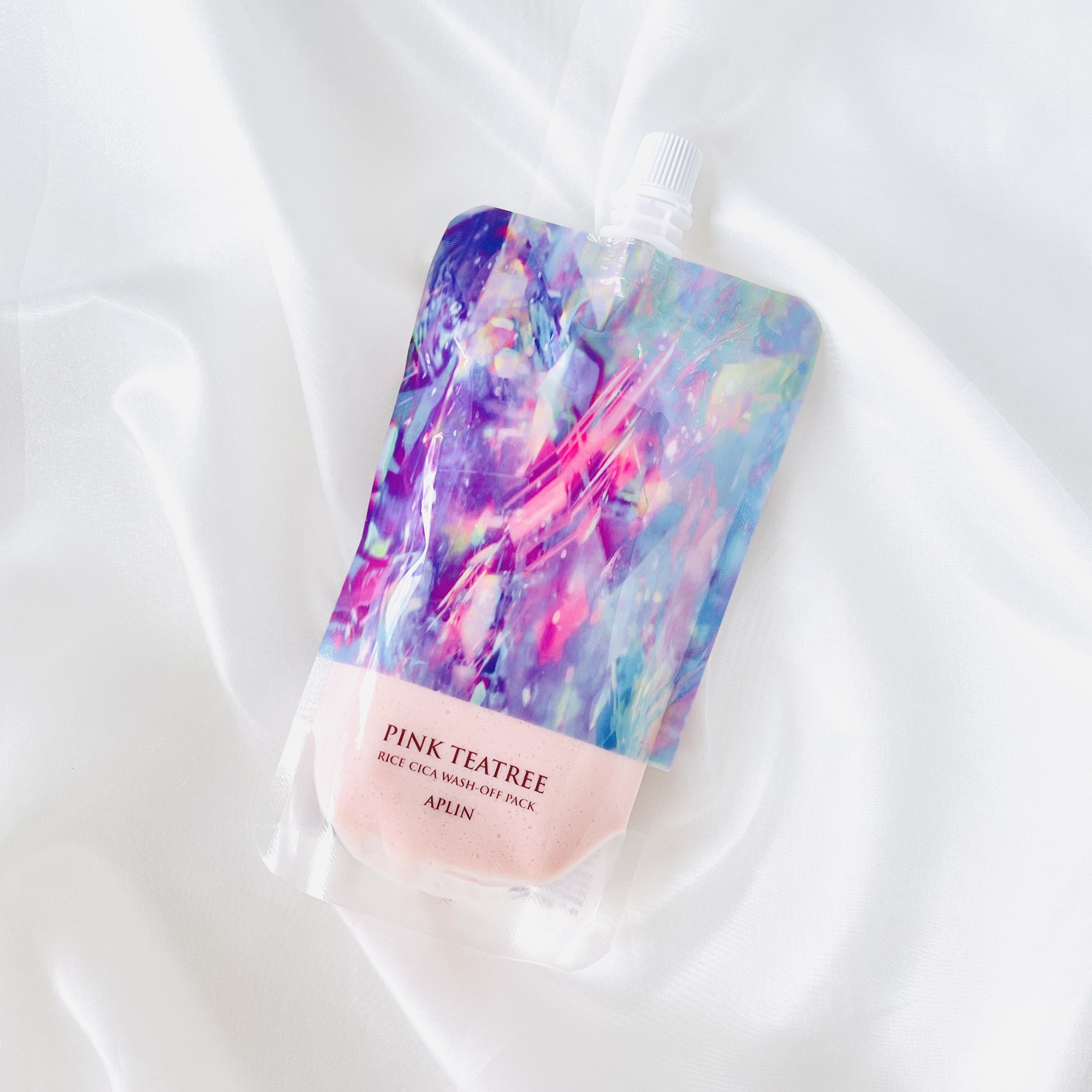 ピンクティーツリーライスシカウォッシュオフパック/APLIN/洗い流すパック・マスクを使ったクチコミ（1枚目）