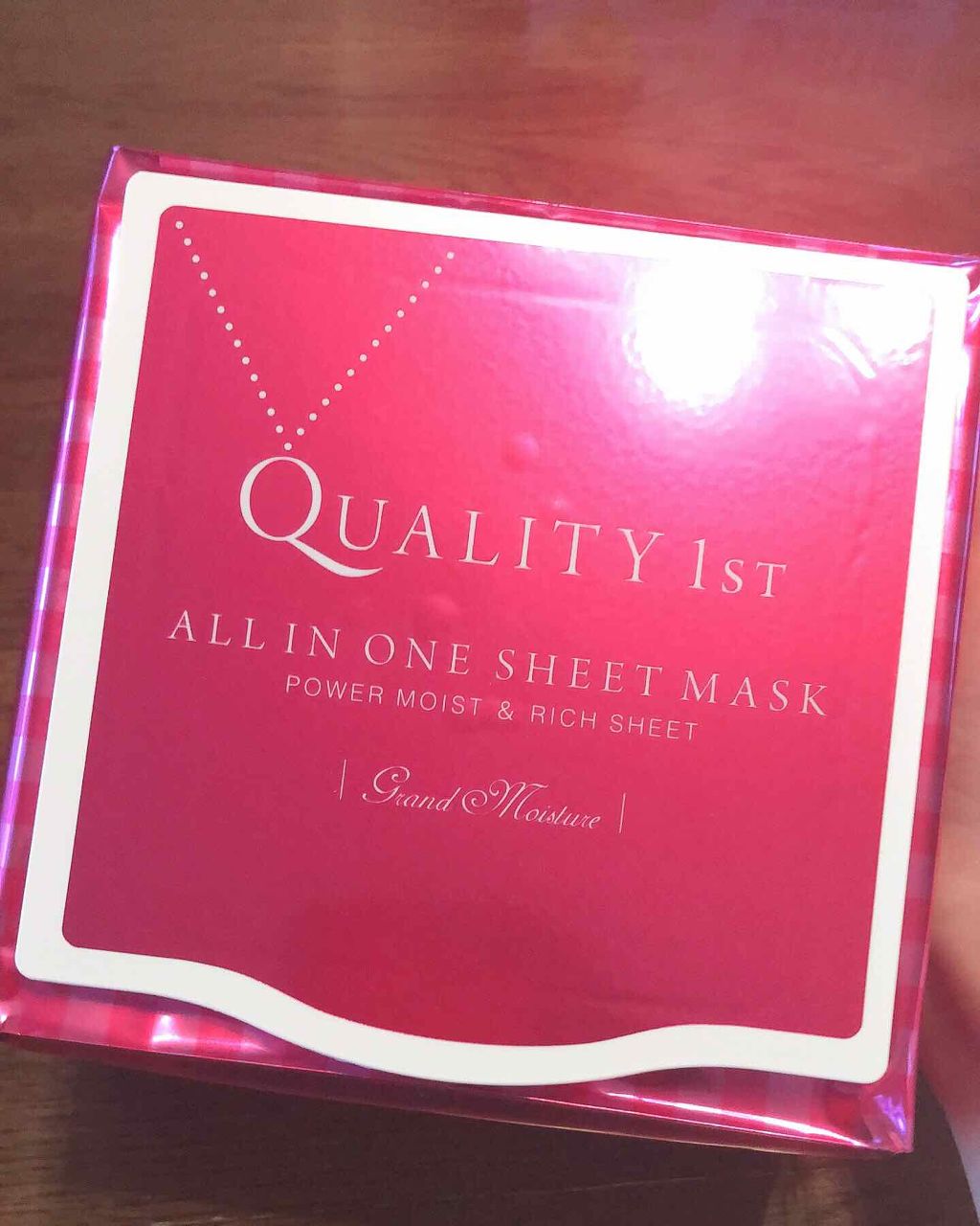 オールインワンシートマスク グランモイスト BOX/クオリティファースト/シートマスク・パックを使ったクチコミ（1枚目）