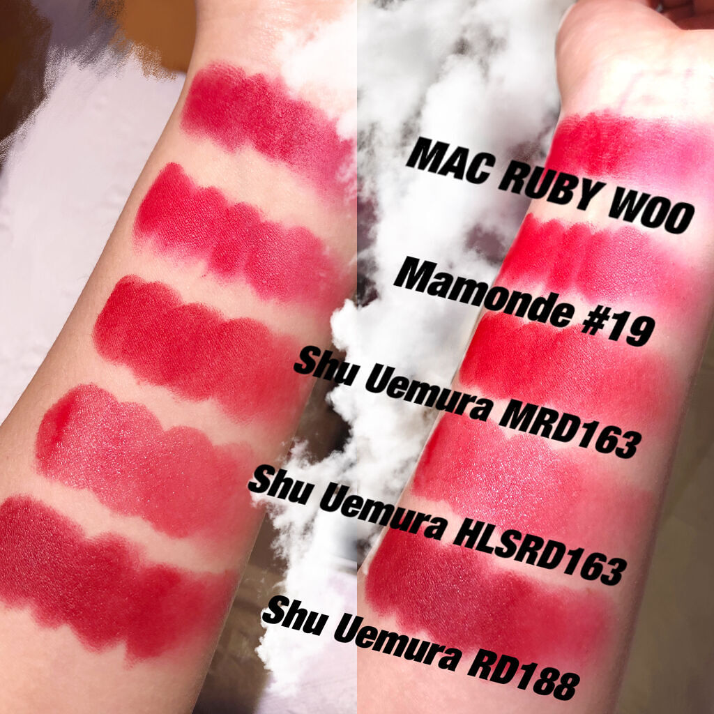 リップスティック ルビー ウー トーキョー(限定)/M・A・C/口紅を使ったクチコミ（2枚目）