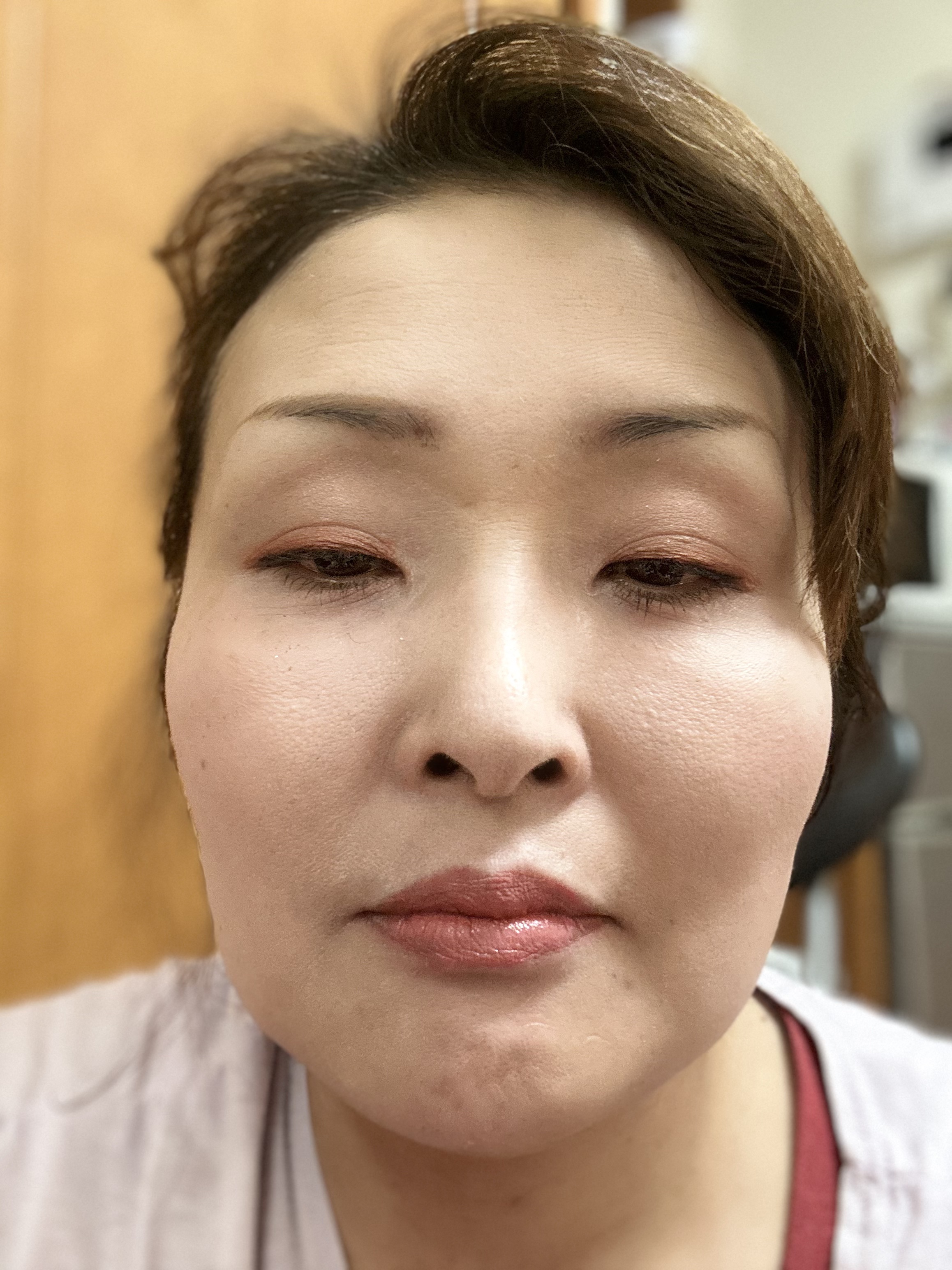 ブライトアップチークＳ/media/パウダーチークを使ったクチコミ（1枚目）