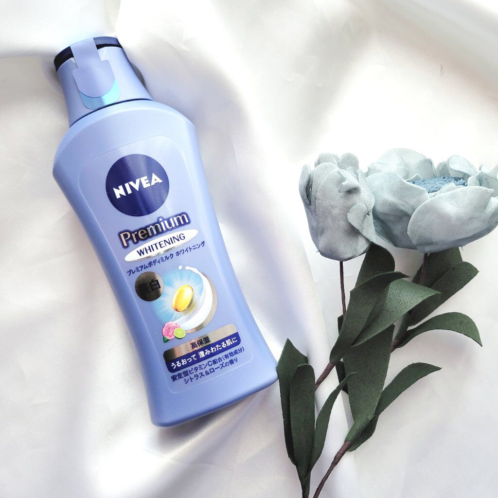 プレミアムボディミルク ホワイトニング【医薬部外品】		/ニベア/ボディミルクを使ったクチコミ（2枚目）