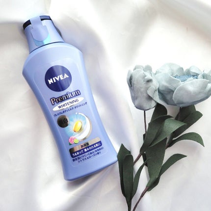 プレミアムボディミルク ホワイトニング【医薬部外品】		/ニベア/ボディミルクを使ったクチコミ(2枚目)