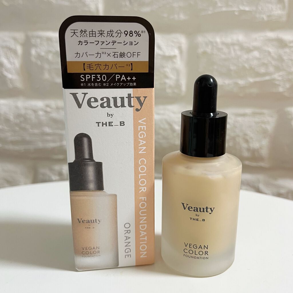 ヴィーガン カラーファンデーション/Veauty by THE_B/リキッドファンデーションを使ったクチコミ(5枚目)