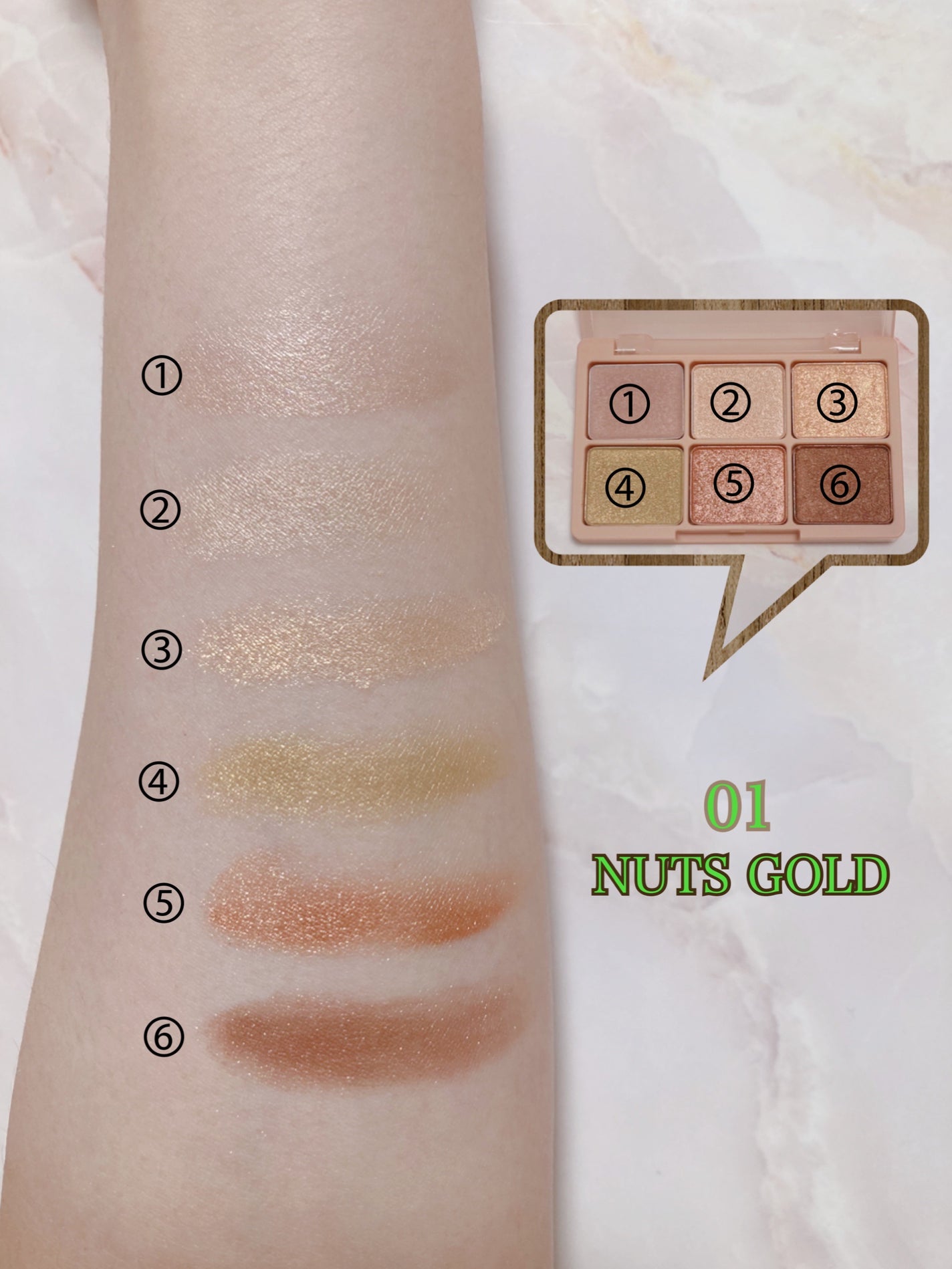 カクテルルーチェアイパレット/haomii/マルチパレットを使ったクチコミ(2枚目)