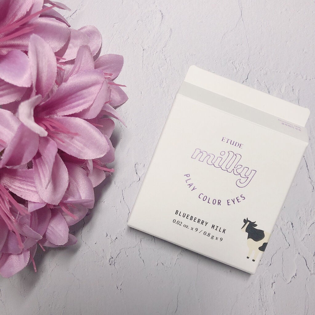 プレイカラーアイズ ≪ミルキーコレクション≫/ETUDE/アイシャドウパレットを使ったクチコミ(2枚目)