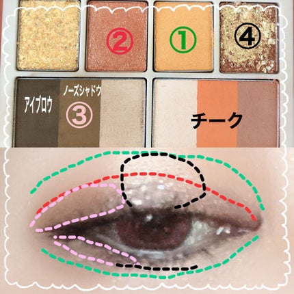 ダブルエンドアイブロウブラシ スマッジタイプ/ロージーローザ/メイクブラシを使ったクチコミ(3枚目)