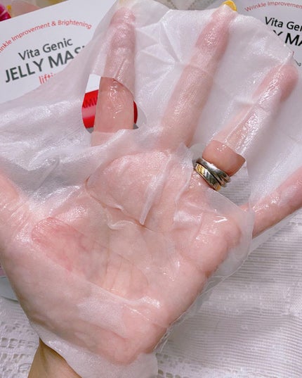 ビタ ジェニックゼリーマスク/BANOBAGI/シートマスク・パックを使ったクチコミ(4枚目)