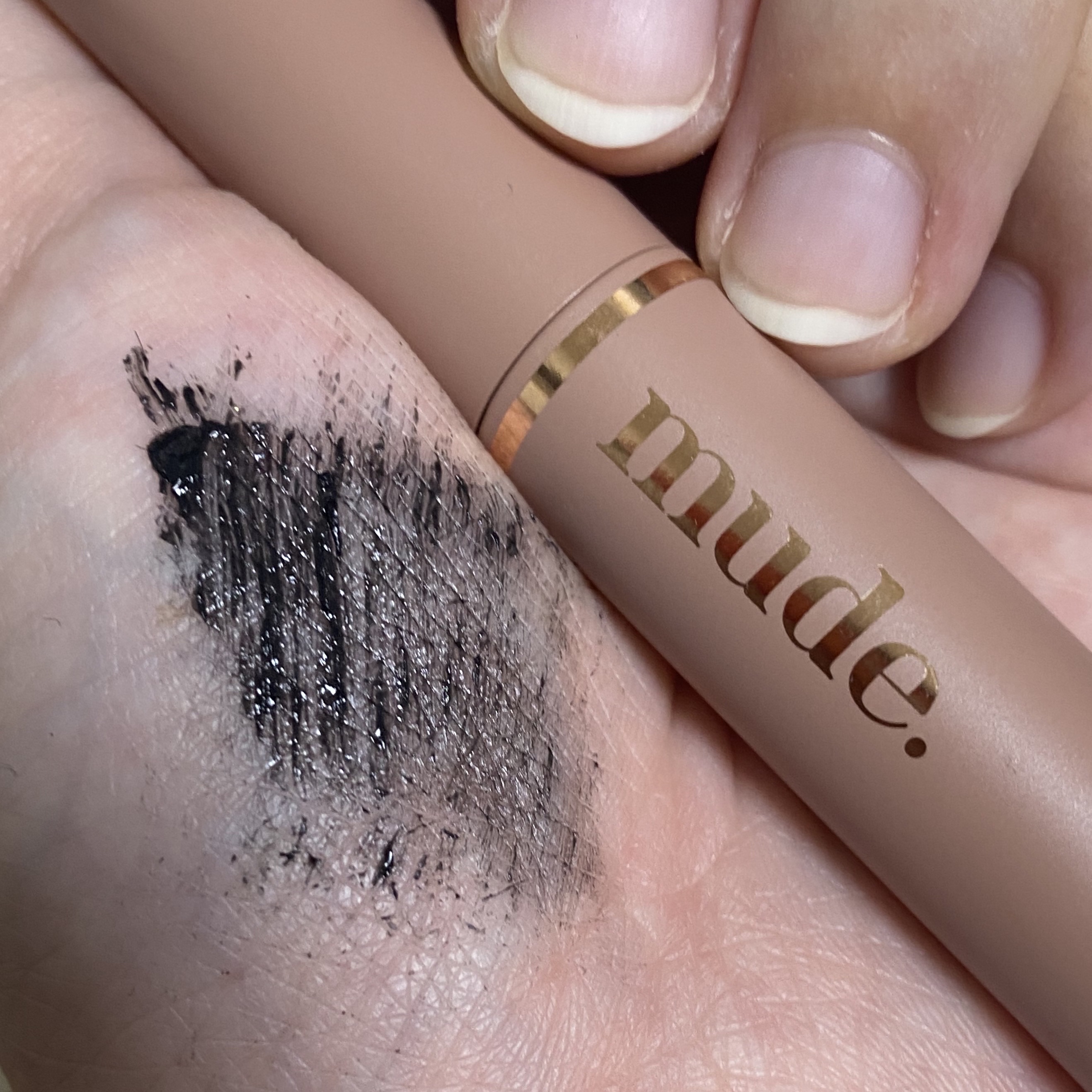 MD インスパイア ボリューム カーリング マスカラ ブラック/mude./マスカラを使ったクチコミ（3枚目）