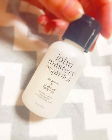 G&Gボディミルク/john masters organics/ボディミルクを使ったクチコミ（1枚目）