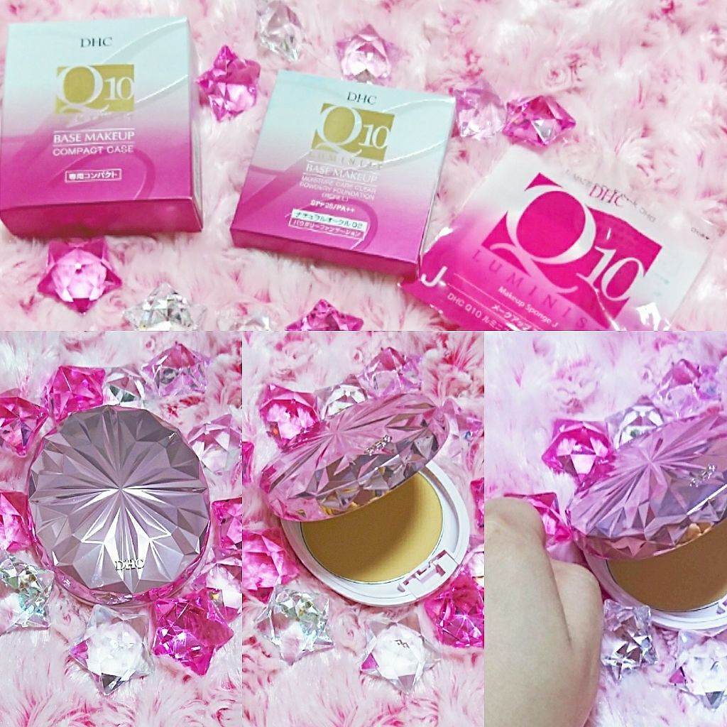Q10モイスチュアケア クリアパウダリーファンデーション/DHC/パウダーファンデーションを使ったクチコミ（1枚目）