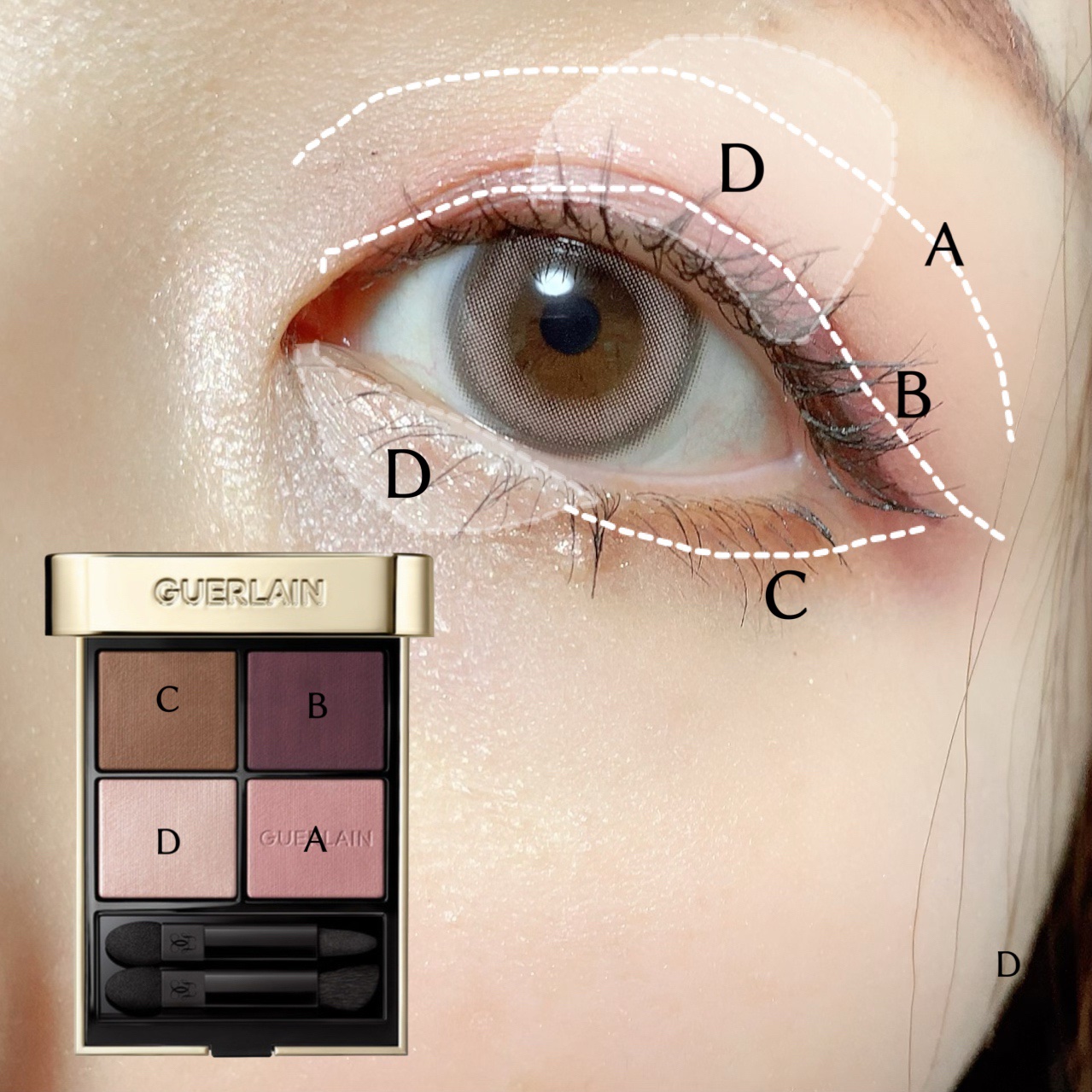 オンブル ジェ/GUERLAIN/アイシャドウパレットを使ったクチコミ（2枚目）