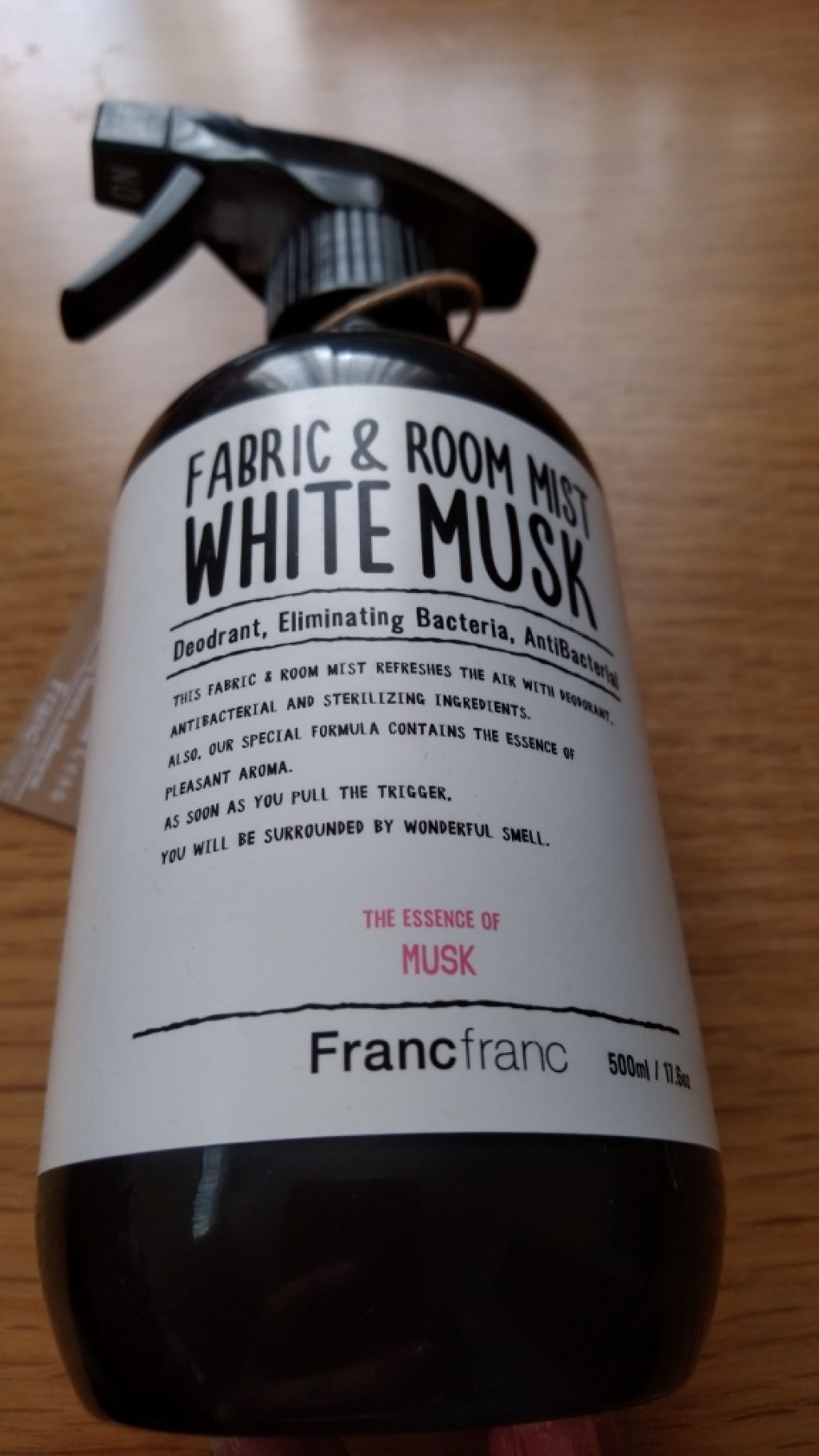 ルフティー ファブリック&ルームミスト ホワイトムスク ホワイト/フランフラン/ファブリックミストを使ったクチコミ（1枚目）