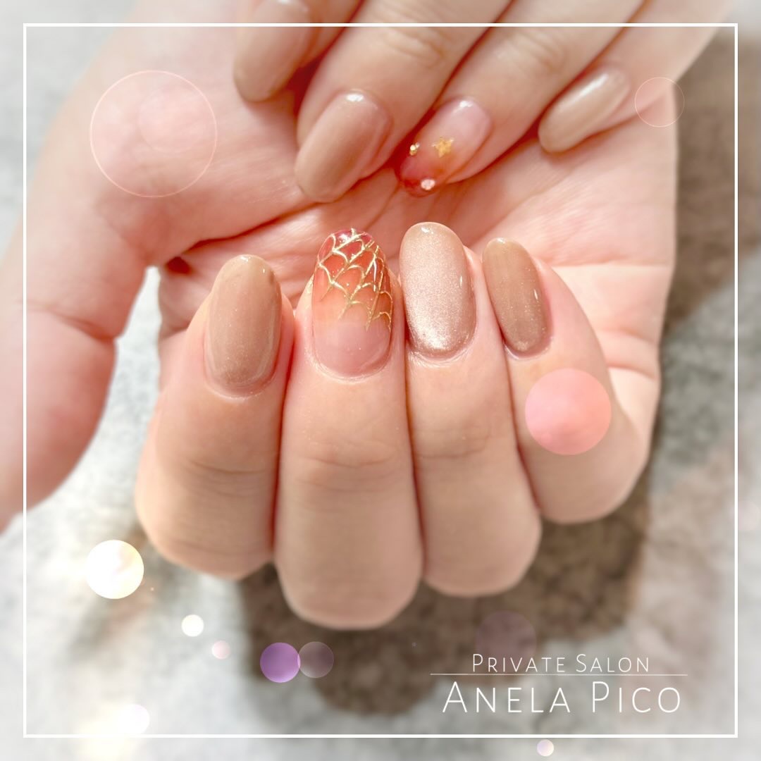 #ハロウィンネイルのネイルデザイン