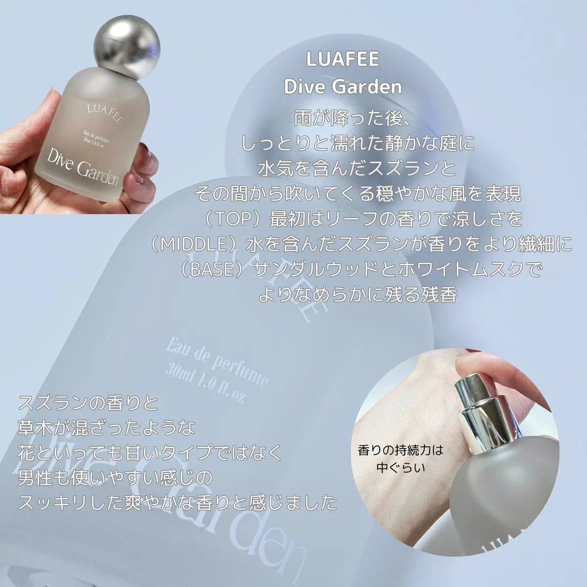 ダイブガーデン/LUAFEE/香水(レディース)を使ったクチコミ（2枚目）
