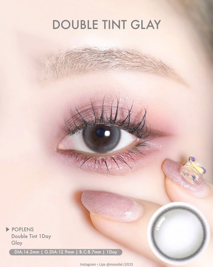 Double Tint 1day/OLENS/カラーコンタクトレンズを使ったクチコミ(1枚目)