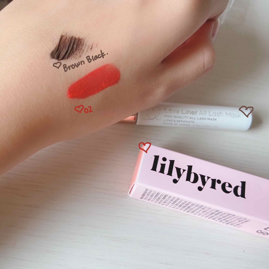 ブラッディライアー コーティングティント/lilybyred/リップティントを使ったクチコミ（2枚目）