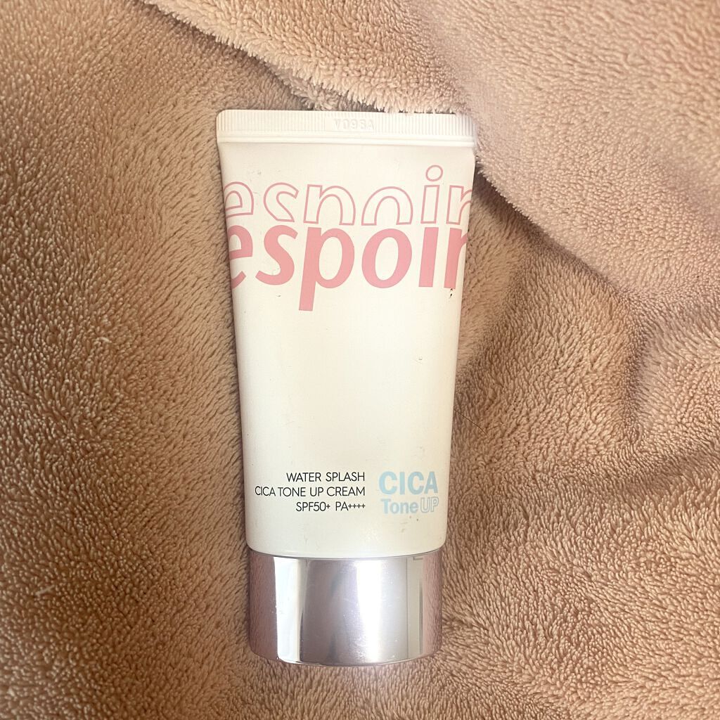 ウォータースプラッシュシカトーンアップクリーム/espoir/化粧下地を使ったクチコミ（1枚目）