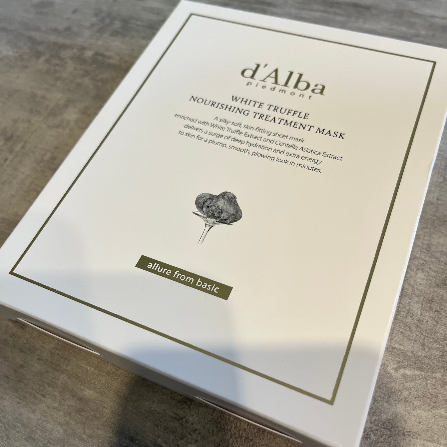 ホワイトトリュフナリシングトリートメントマスク/ダルバ/シートマスク・パックを使ったクチコミ(1枚目)