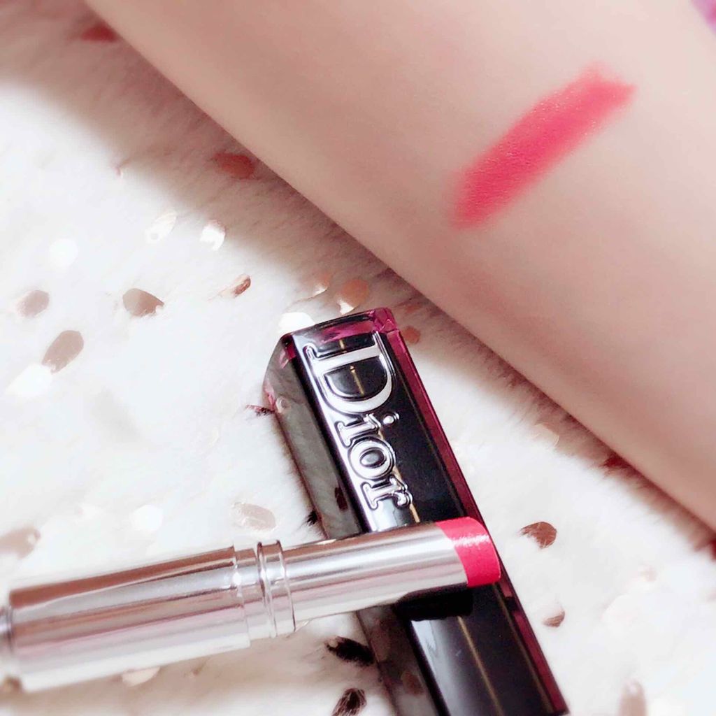 ディオール アディクト ラッカー スティック 447 サン バレー（生産終了）/Dior/口紅を使ったクチコミ（3枚目）