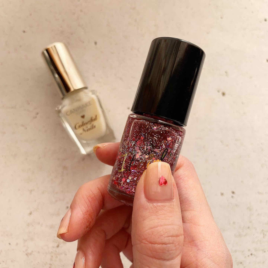 ITGグリッターネイル/DAISO/マニキュアを使ったクチコミ（3枚目）