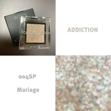 アディクション ザ アイシャドウ スパークル 004SP Mariage/ADDICTION/パウダーアイシャドウを使ったクチコミ（1枚目）