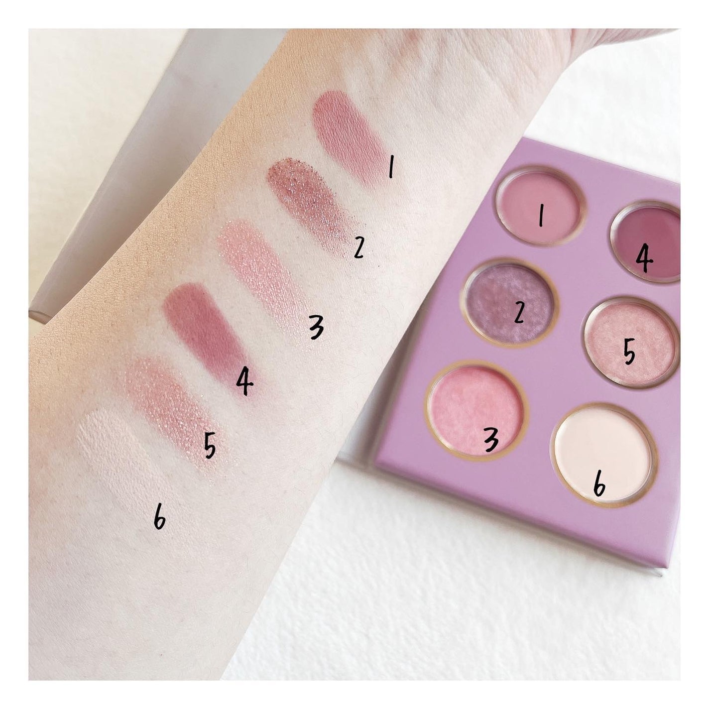 ライプンアイカラーパレット/FRESHO2/アイシャドウパレットを使ったクチコミ(2枚目)