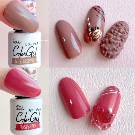 パル カラージェル/キャンドゥ/ジェルネイルを使ったクチコミ(5枚目)