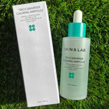 SKIN&LABのシカアンプル🌱
こちらはなんとドクダミ、ティーツリー、
ツボクサといった3つのシカ成分配合の
アンプルになっています！

肌の鎮静ケアはもちろん、ニキビケア
皮脂改善に効果的なアンプル