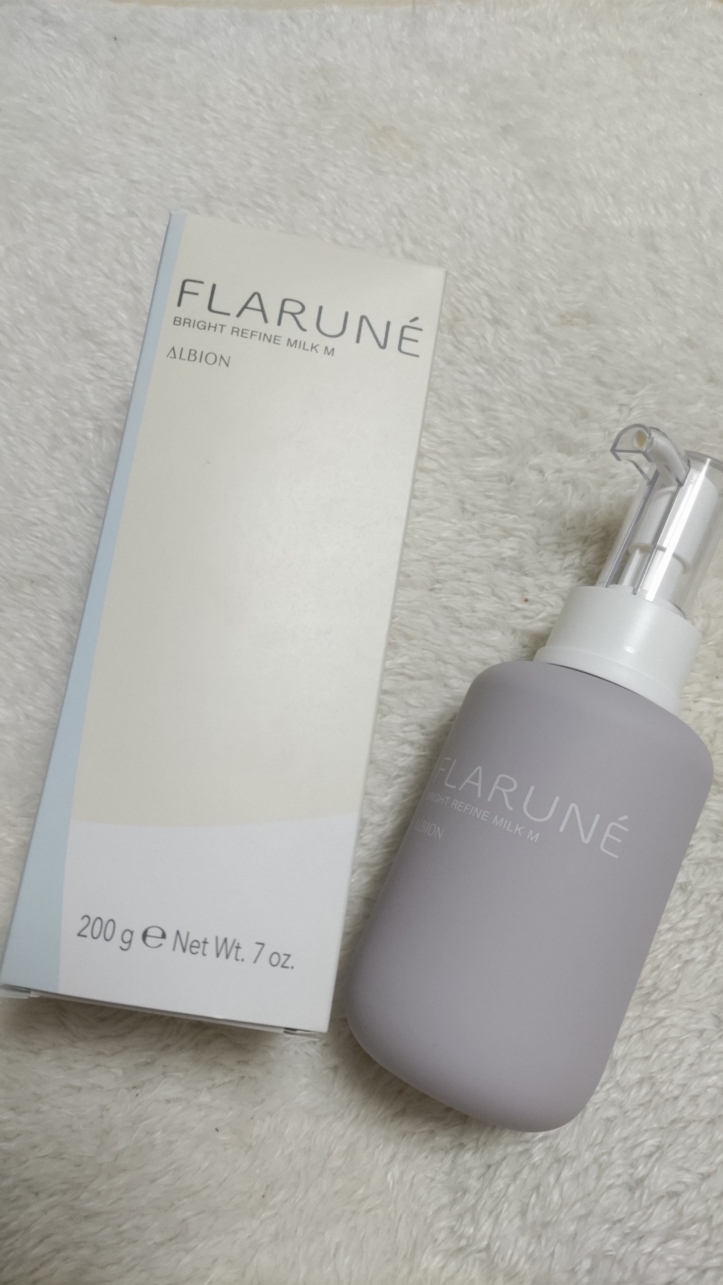 フラルネ ブライトリファイン ミルク EM 110g/ALBION/乳液を使ったクチコミ（1枚目）