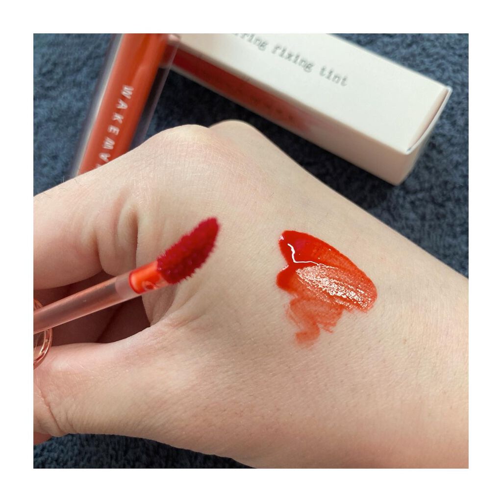 wakemake ウォーターグローイングティントのクチコミ「‪⸜♡⸝‍‬

Oliveyoung  @oliveyoung_japan 
 〖 WAKE .....」（3枚目）