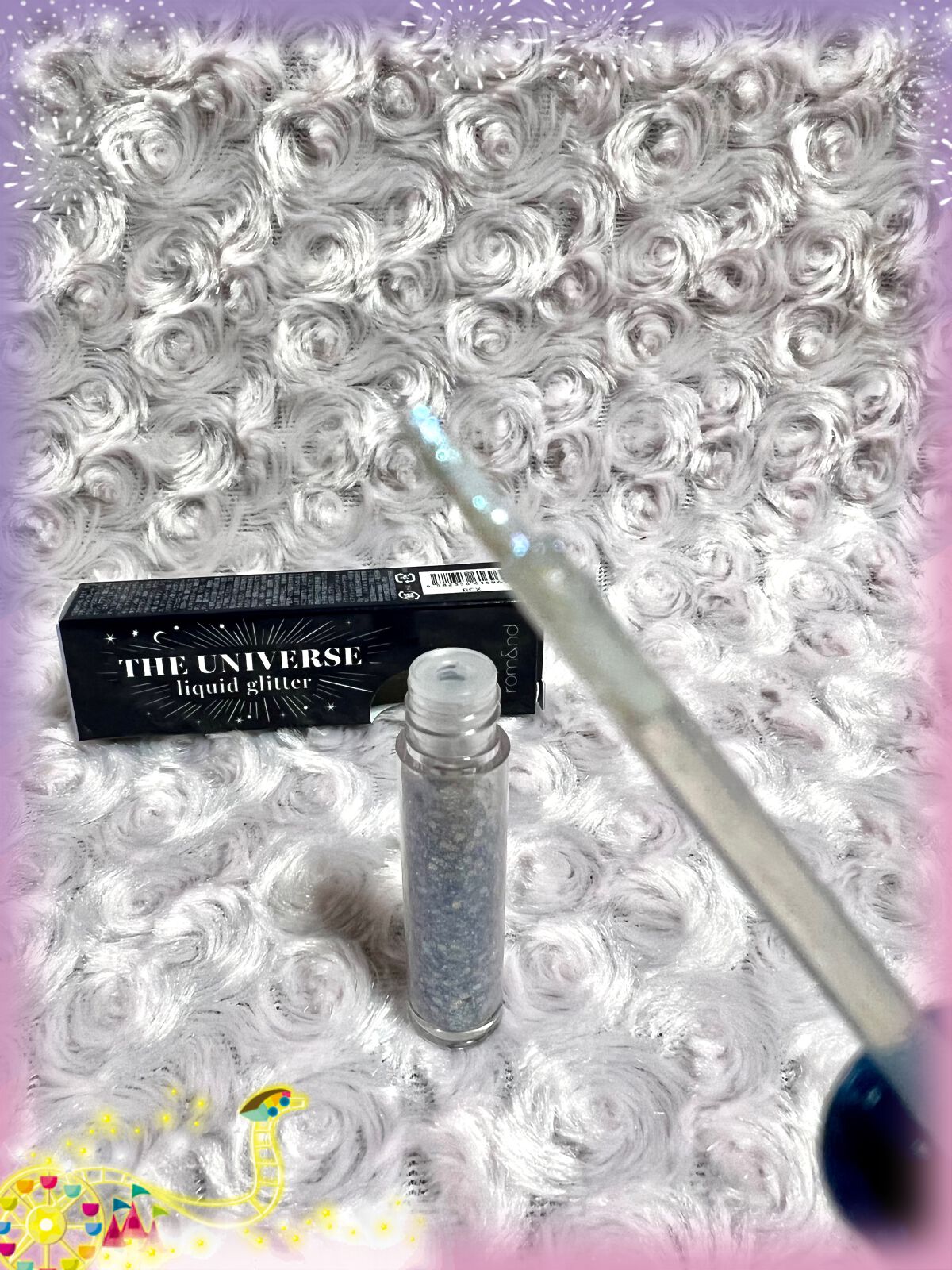 リキッド グリッター シャドウ/rom&nd/グリッターを使ったクチコミ(1枚目)