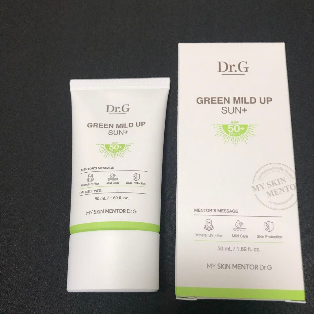 グリーンマイルドアップサンプラス/Dr.G/日焼け止めクリームを使ったクチコミ(6枚目)
