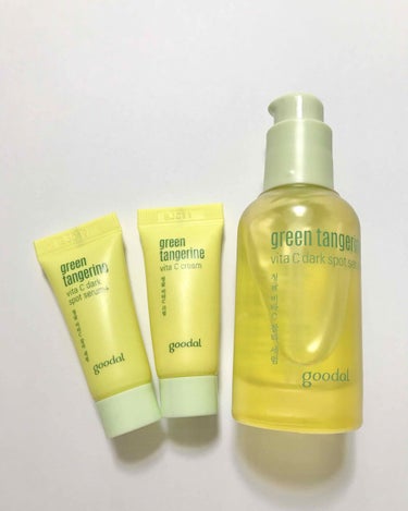 グーダルVクリーム(goodal GREEN TANGERINE V CREAM SET)/goodal/フェイスクリームを使ったクチコミ（2枚目）